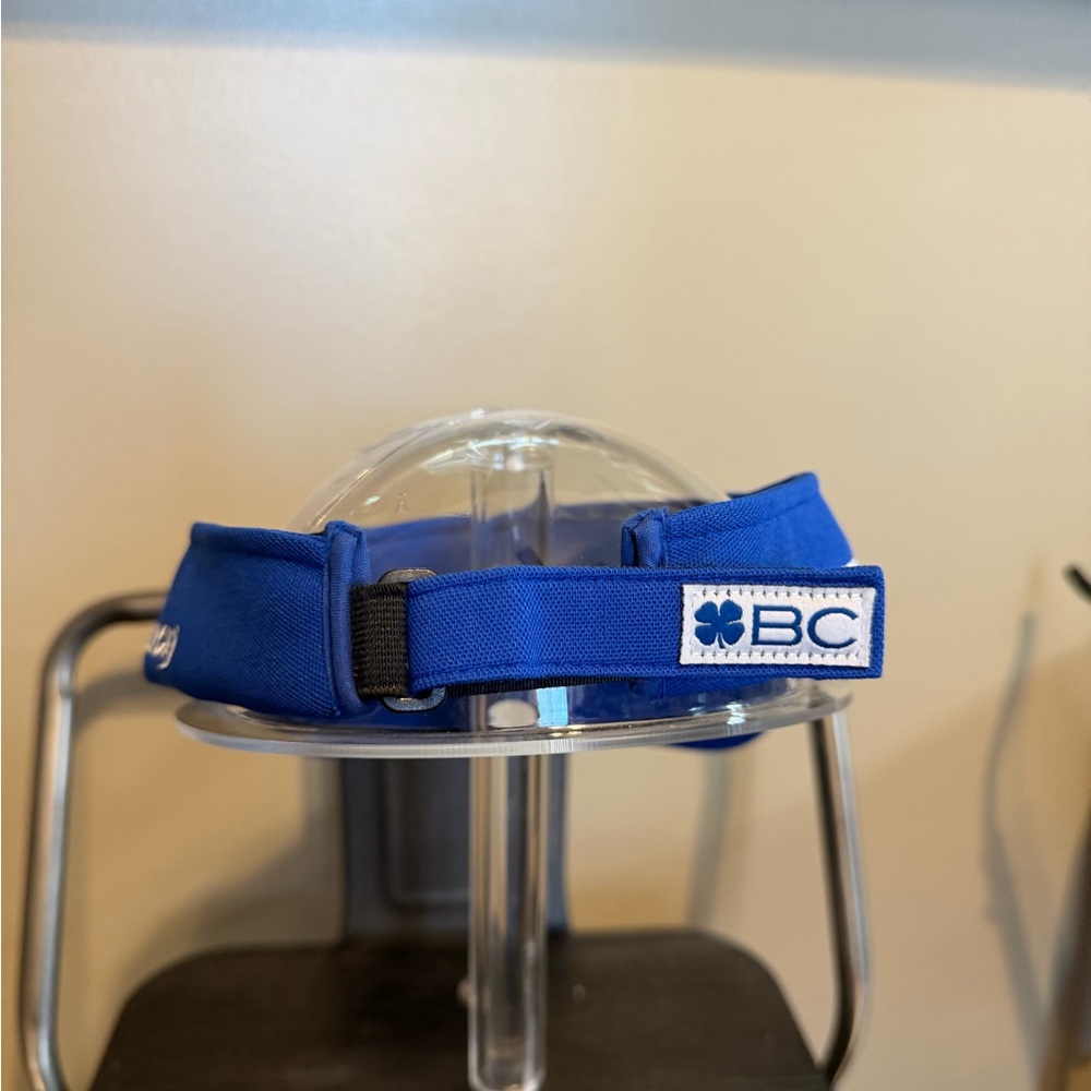 Black Clover Topgolf Blue Golf Visor Live Lucky Adjustable 110 Flexfit - Picture 3 of 7